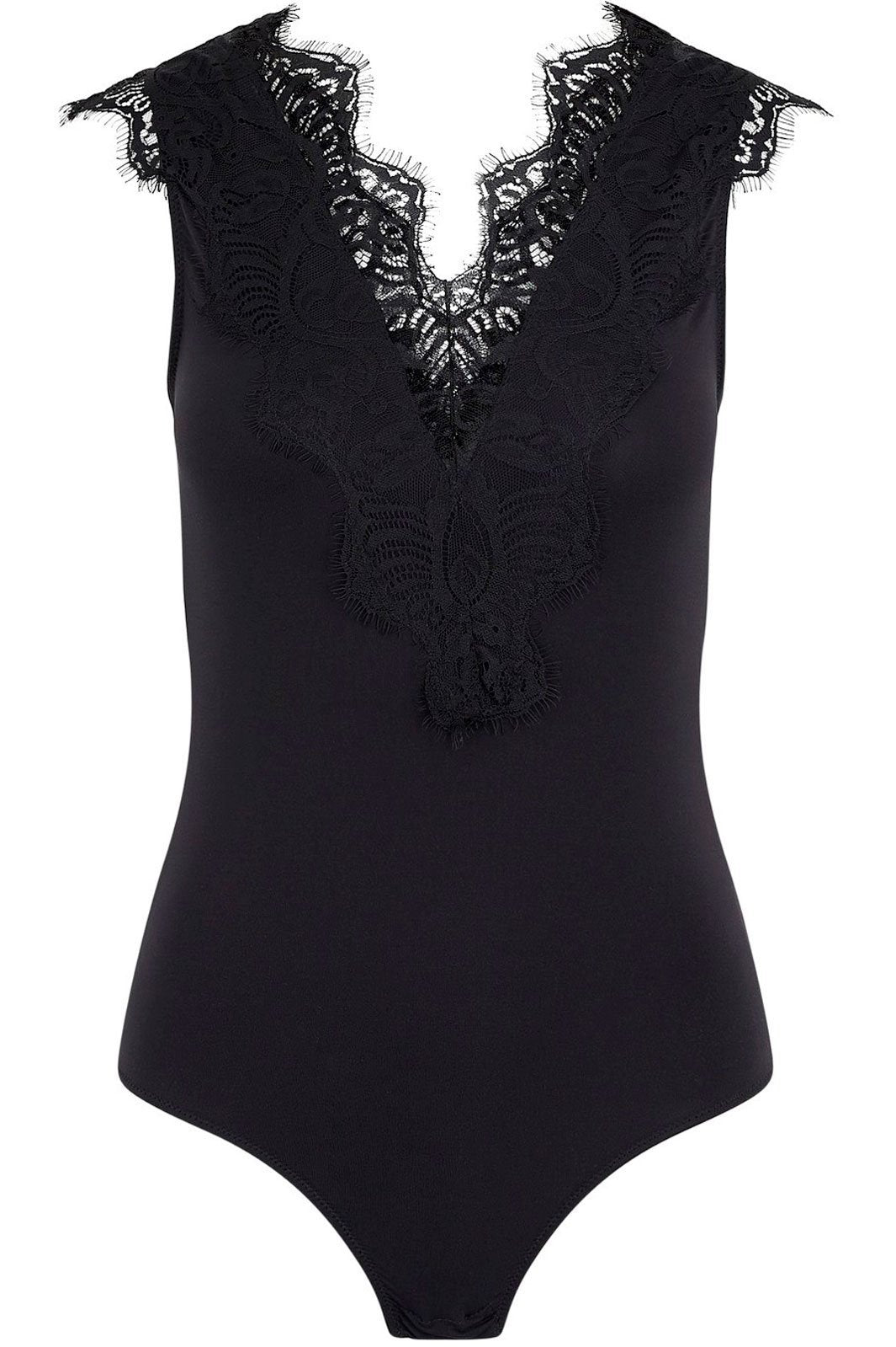 PIECES - PciIu Bodystocking - Black Bodystockings