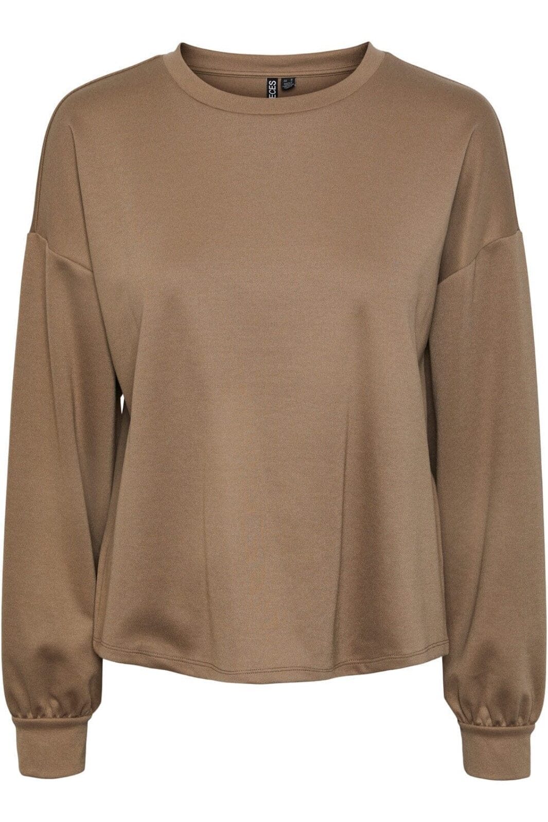 Pieces - Pcjacy Ls O-Neck Sweat - 4366318 Fossil Sweatshirt