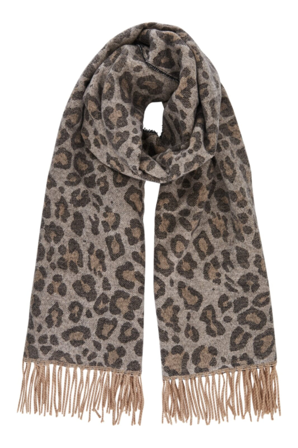 Pieces - Pcjira Scarf - 3649232 Natural Leo Tørklæder