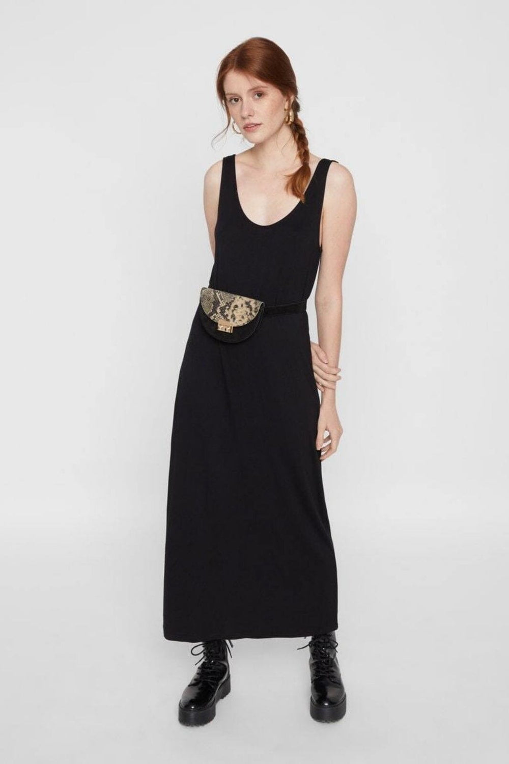 Pieces - PcKalli Maxi Tank Dress - Black Kjoler