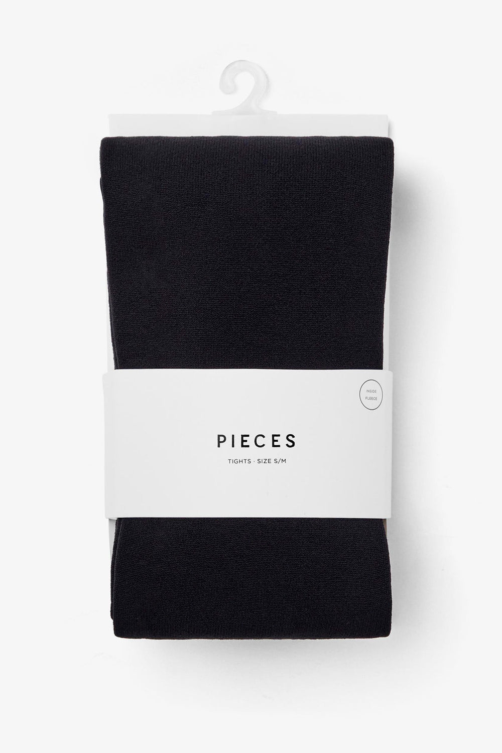 Pieces - Pckaya Fleece Tights Noos - Black Strømpebukser