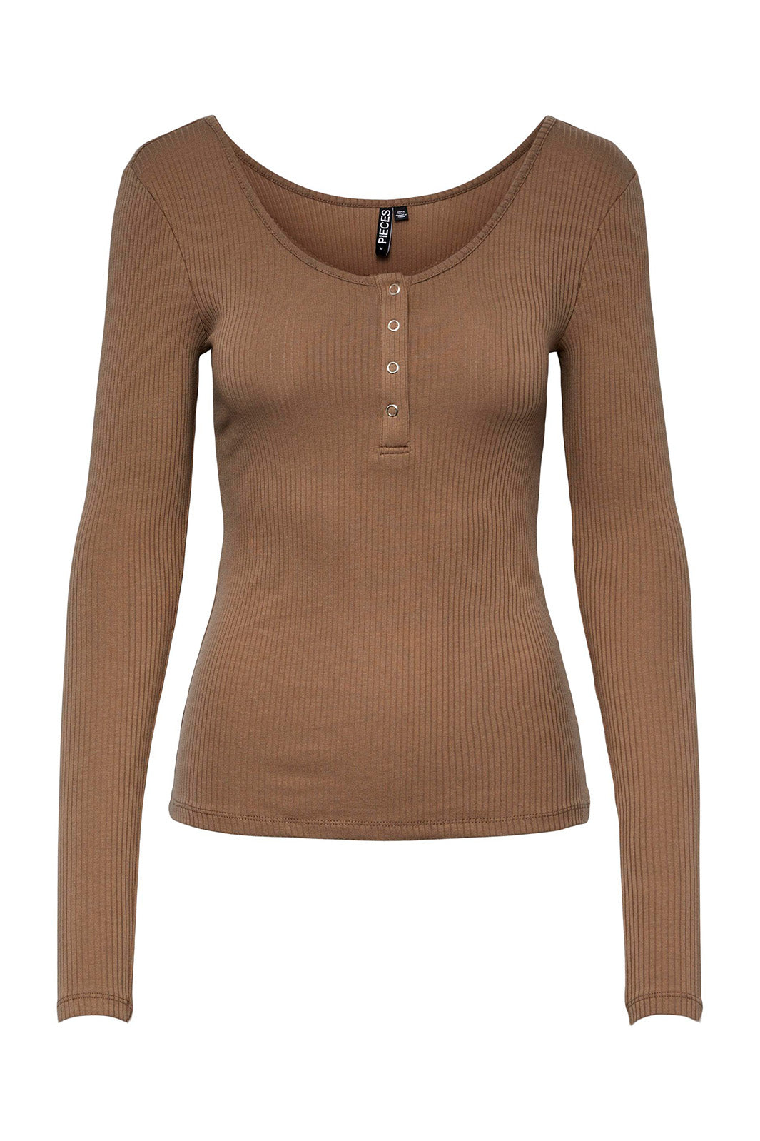 Pieces - Pckitte Ls Top - Fossil