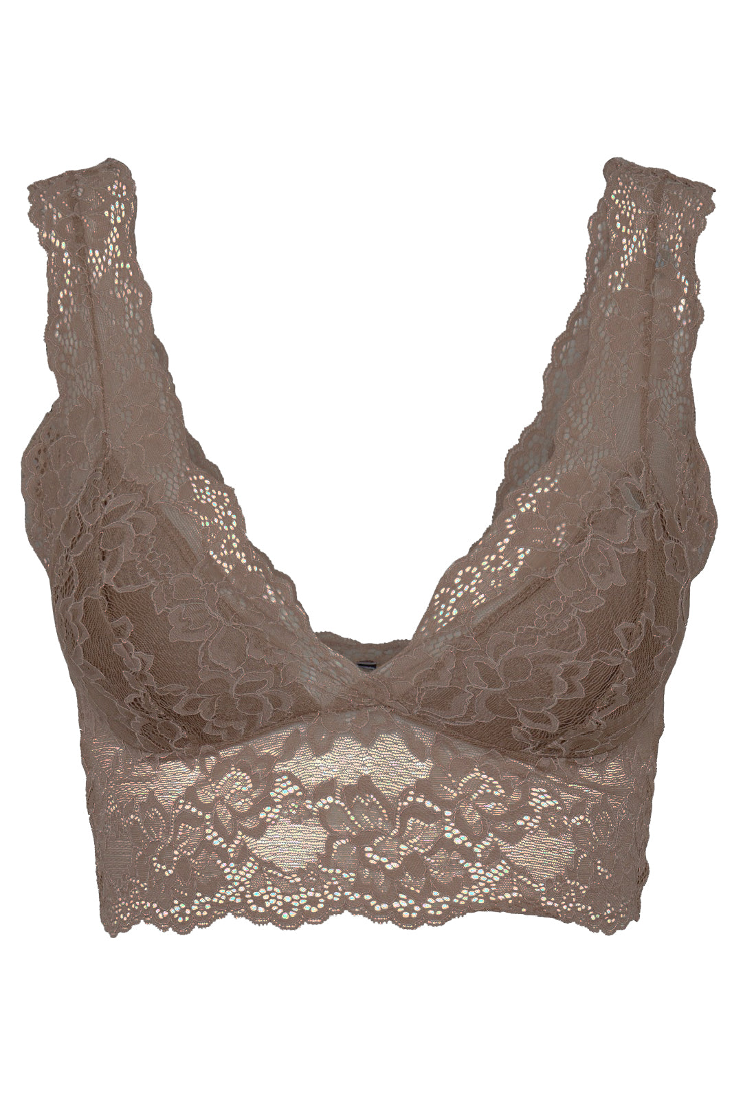 Pieces - PcLina Lace Bra Top - Fossil BH