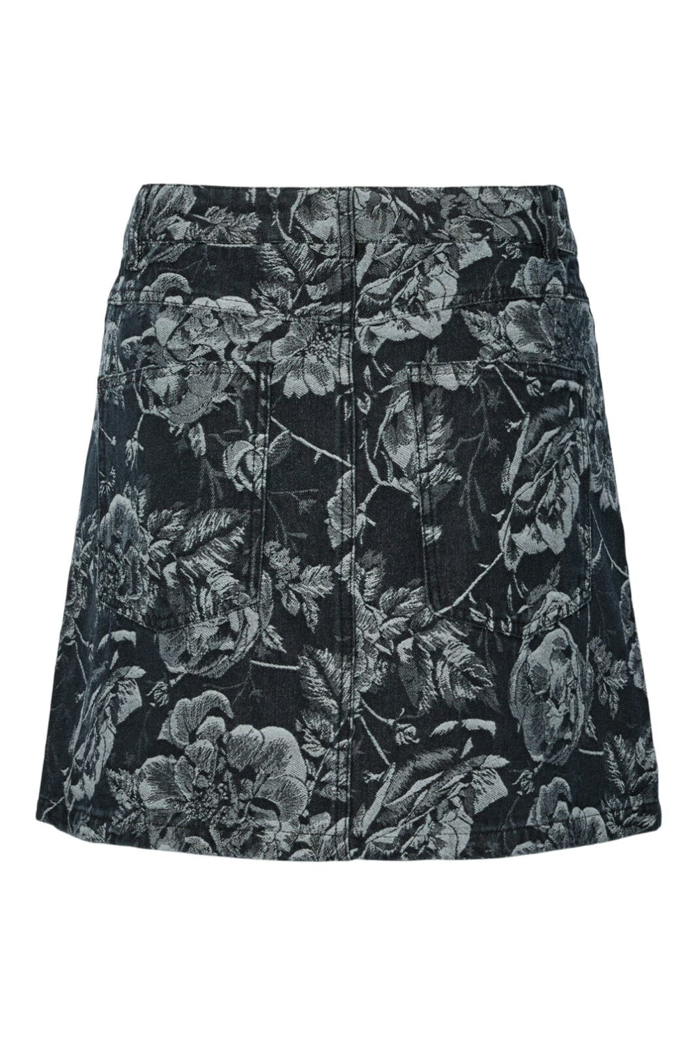 Pieces - Pcmarosa Denim Skirt - 4871309 Black Rose