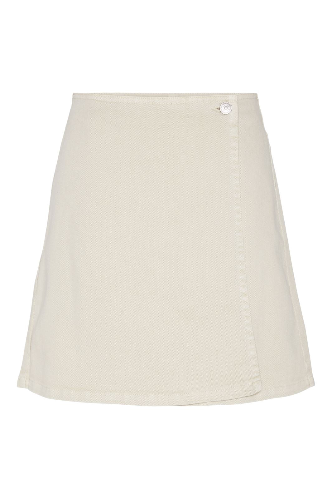 Pieces - Pcmille Short Wrap Skirt Mm - 4670396 Fog