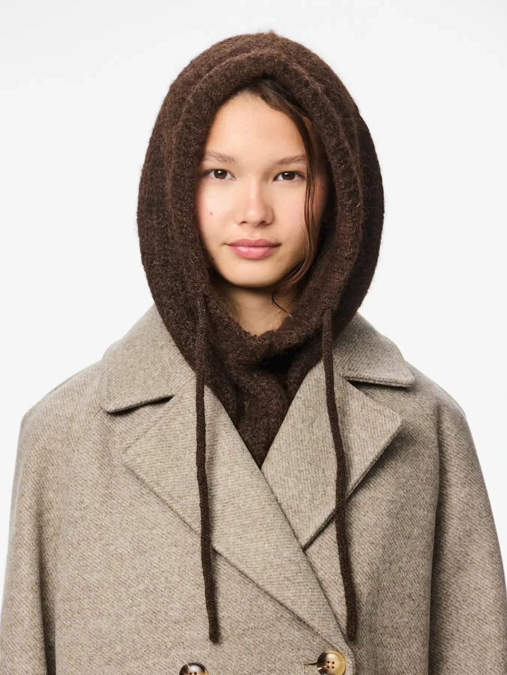 Pieces - Pcnambi Balaclava - 4804754 Hot Fudge Huer