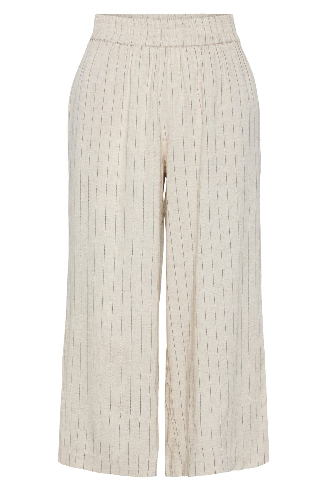 Pieces - Pcpia Wide Culotte - 4808026 Birch Black Bukser