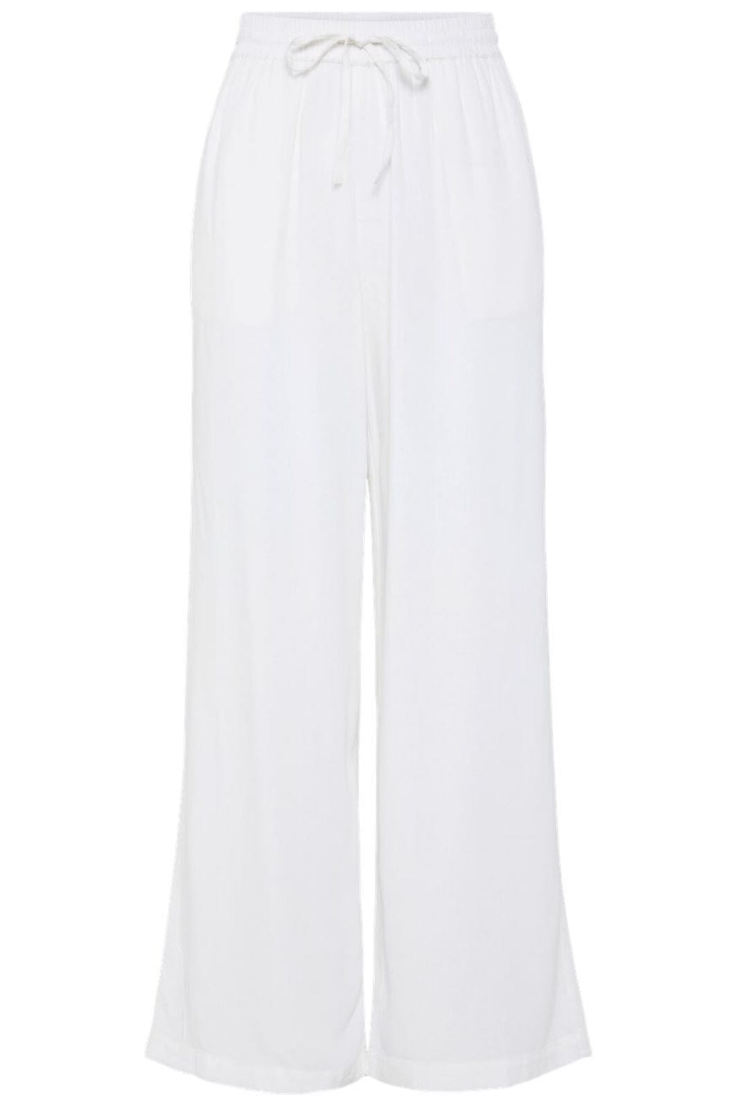 Pieces - Pcpia Wide Pants - 4648875 Bright White Bukser