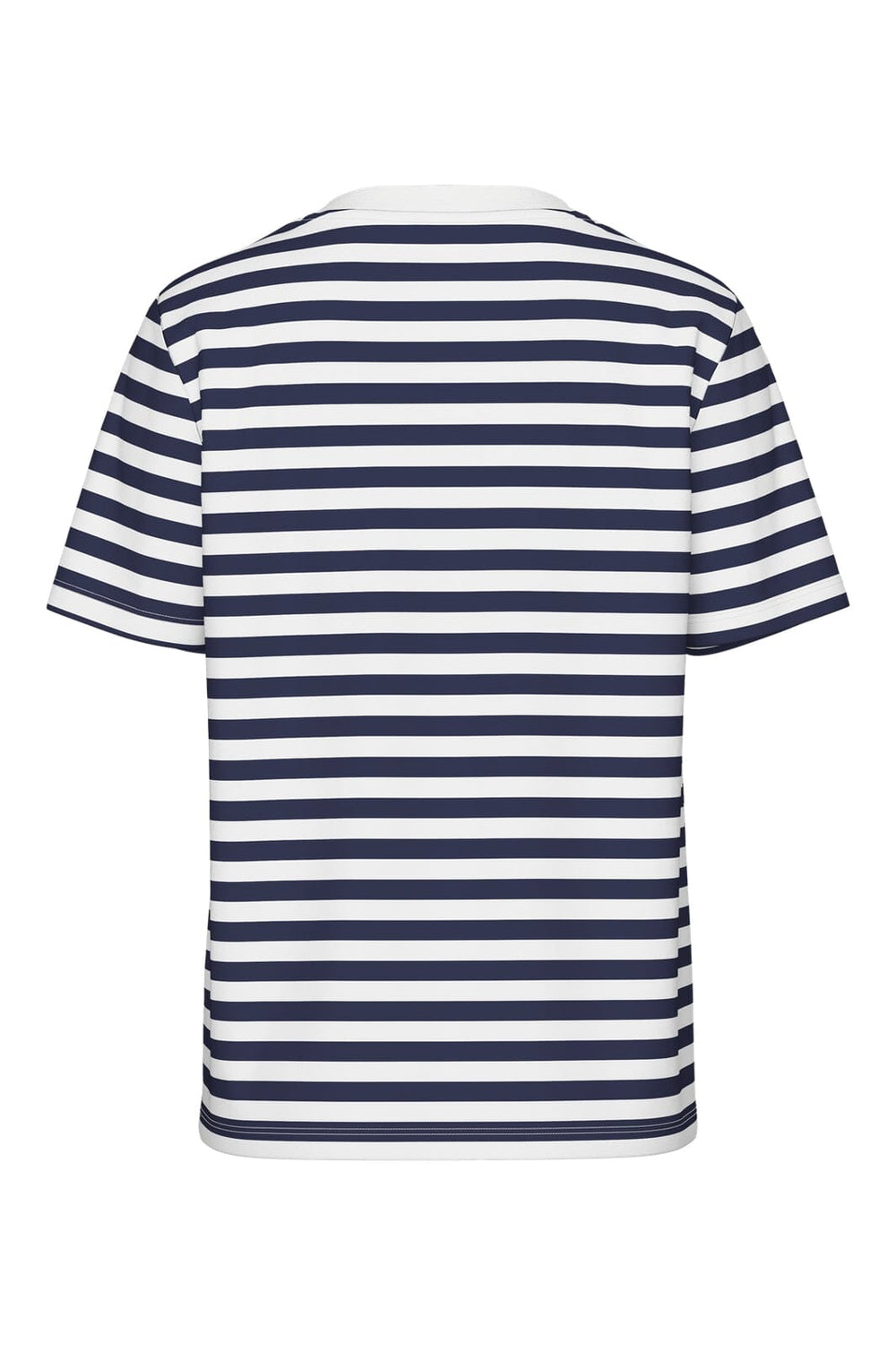 Pieces - Pcria Ss Tee Stripes - 4857334 Maritime Blue Bright White T-shirts