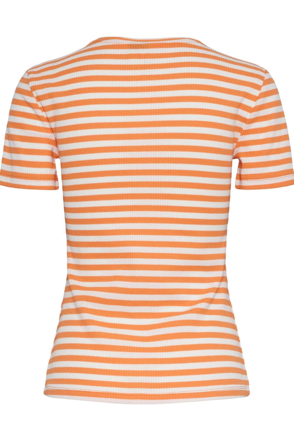 Pieces - Pcruka Ss Top - 4383233 Tangerine Cloud Dancer T-shirts