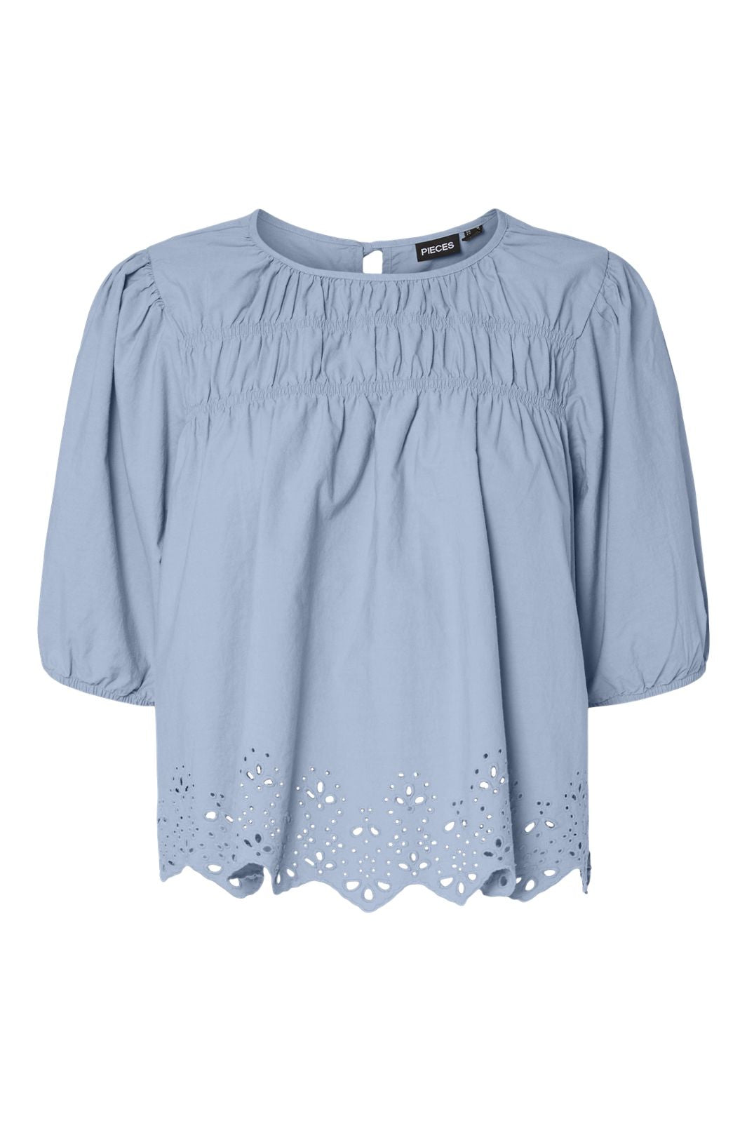 Pieces - Pcsalmina 2/4 Top - 4765855 Cashmere Blue