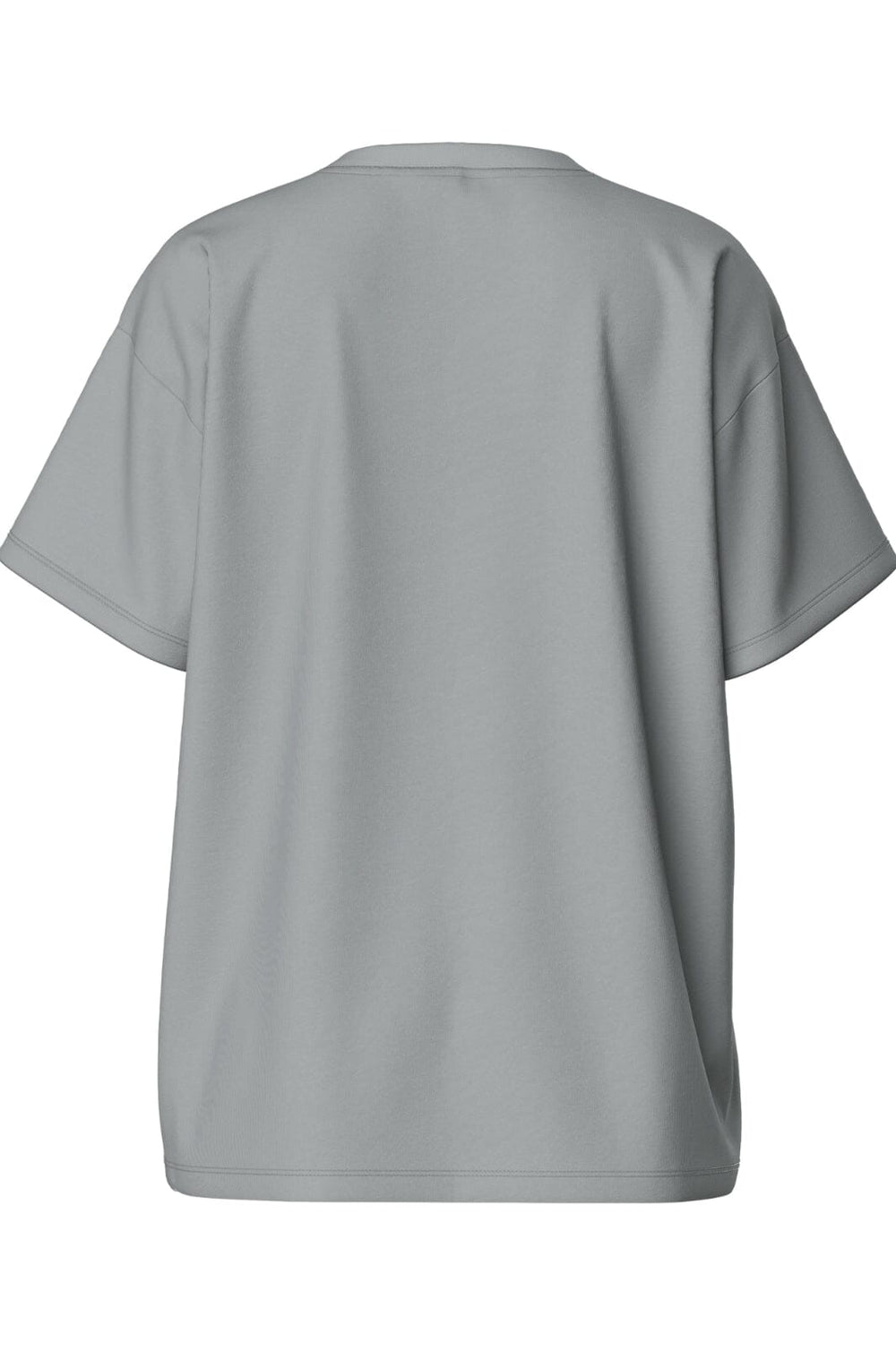 Pieces - Pcskylar Ss Oversized Tee - 4651225 Ultimate Grey T-shirts