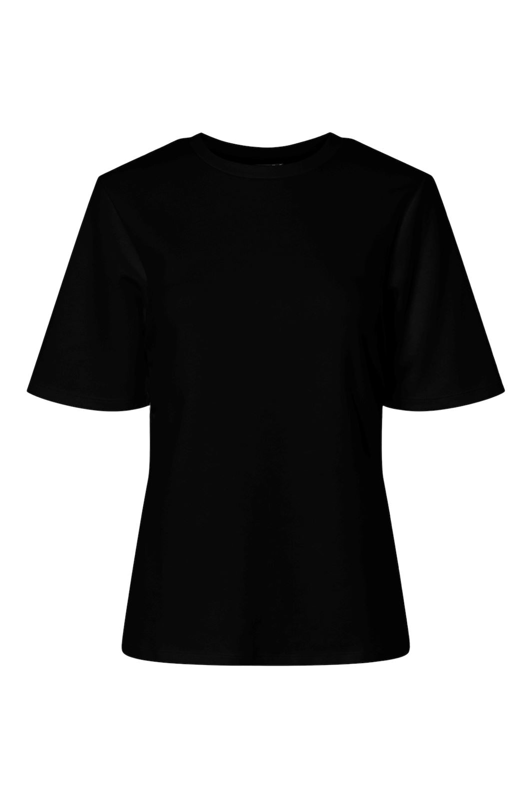 Pieces - Pcskylar Ss Split Tee - 4888683 Black
