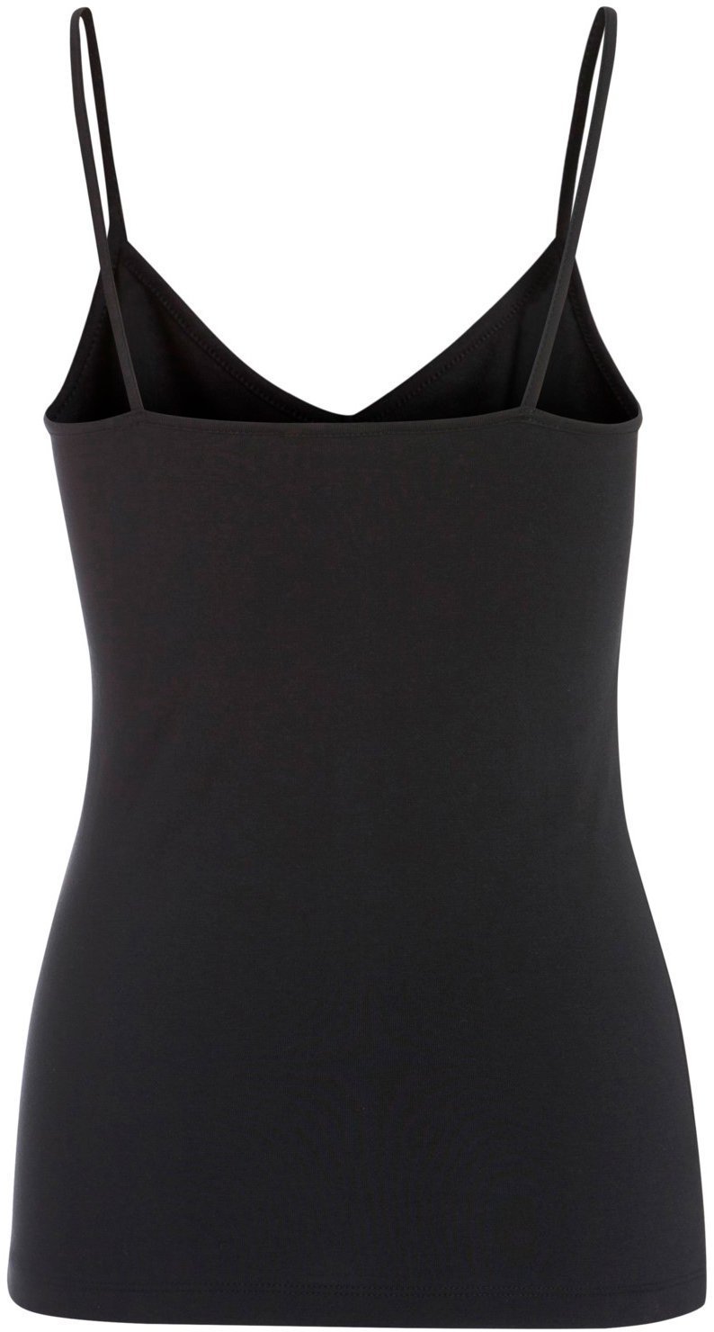 PIECES - Sirene Singlet - Black Toppe
