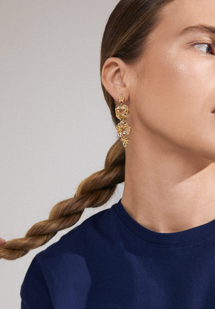 PILGRIM - Act Earrings - Gold Plated Øreringe