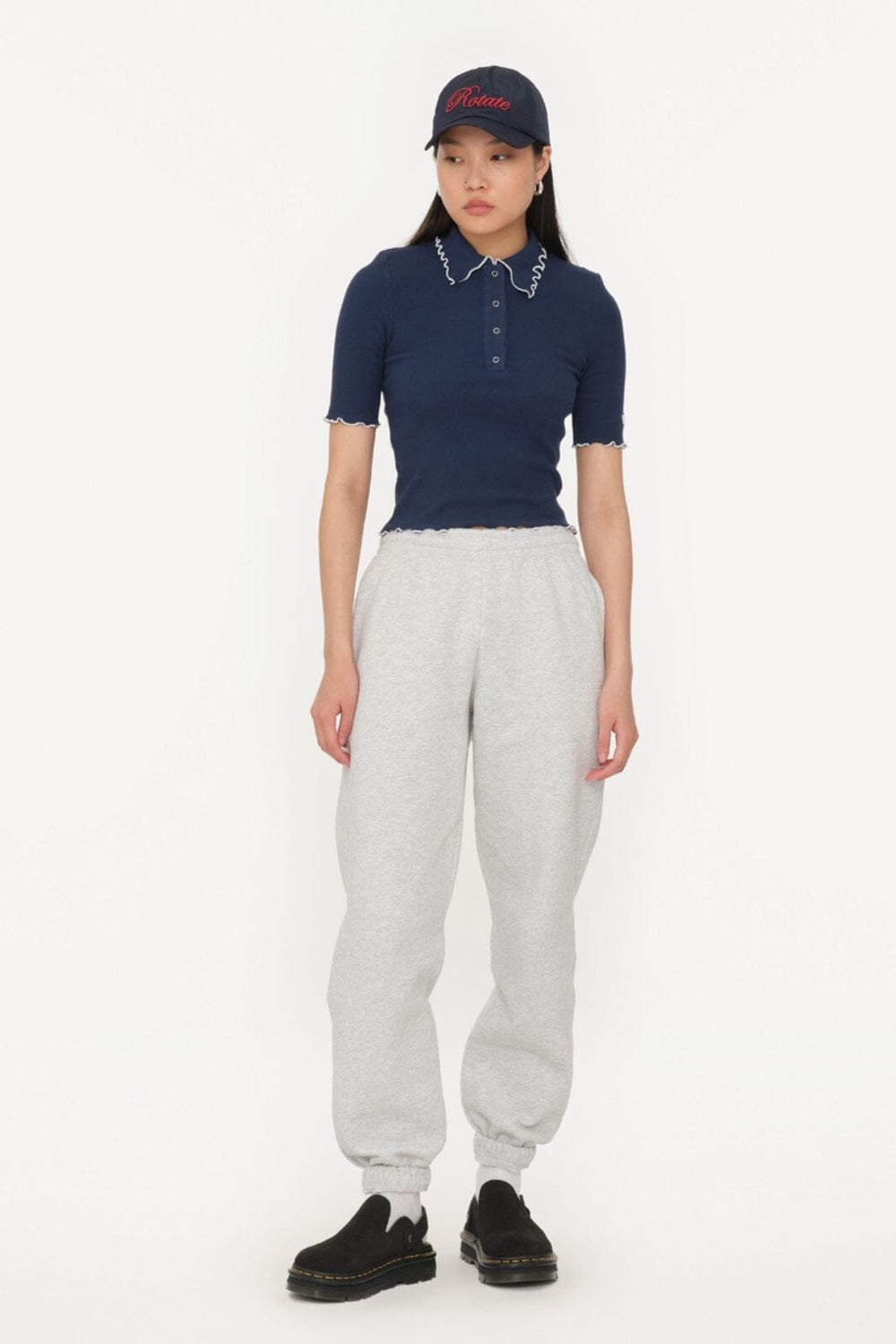 Rotate - Heavy Sweatpants 1134281473 - 1473 Light Grey Melange Sweatpants