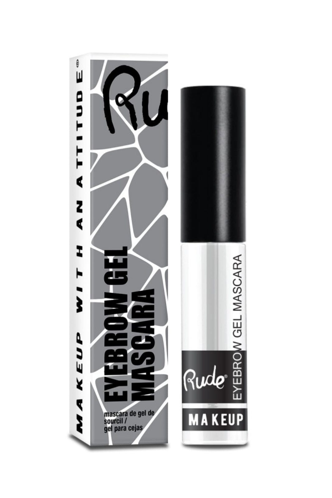 Rude Cosmetics - Eyebrow Gel Mascara - Clear - Øjenbryn