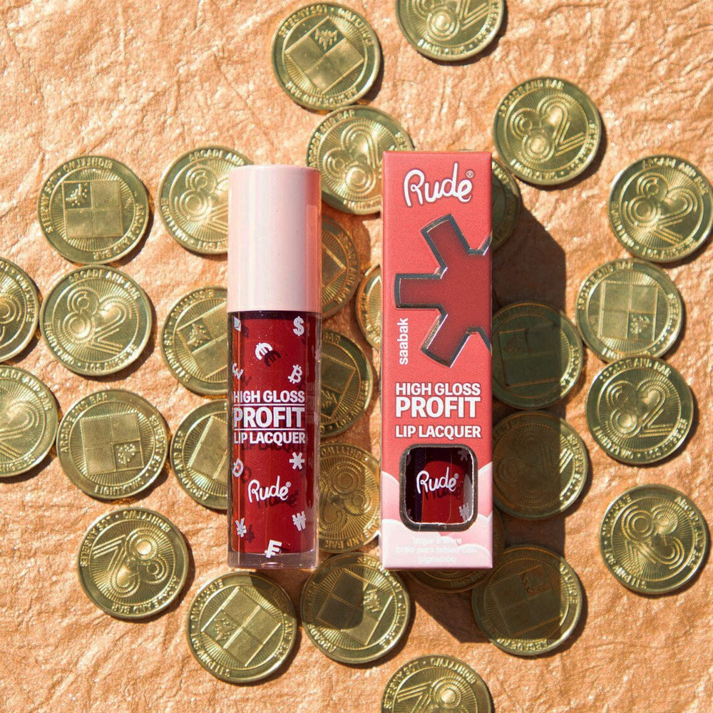 Rude Cosmetics - High Gloss Profit Lip Lacquer Saabak - Lipgloss
