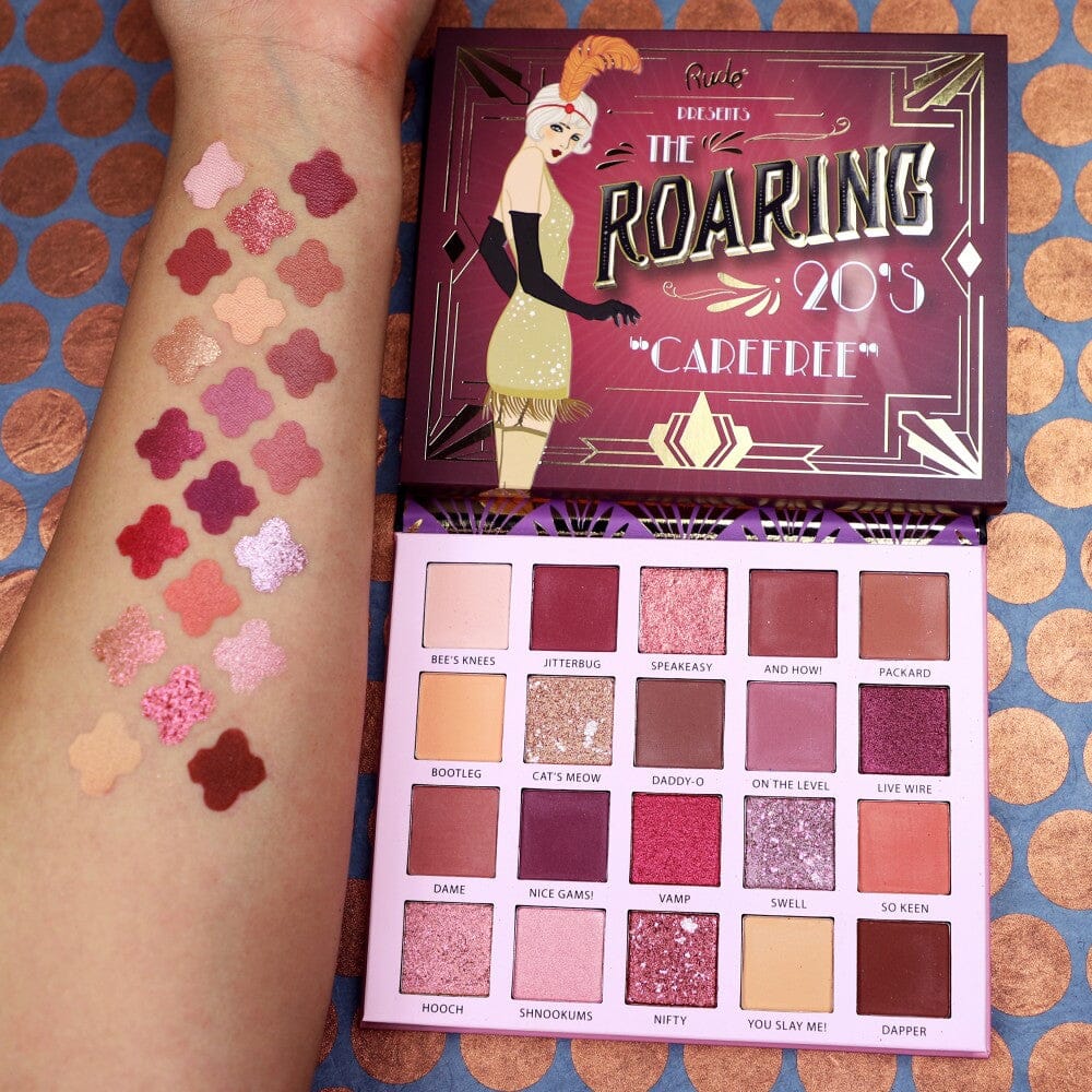 Rude Cosmetics - The Roaring 20s - 20 Eyeshadow Palette - Carefree - Øjenskygge