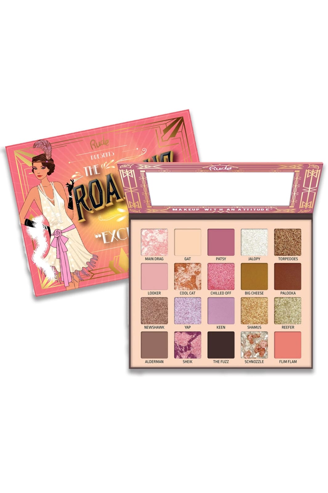 Rude Cosmetics - The Roaring 20's - 20 Eyeshadow Palette - Excessive - Øjenskygge