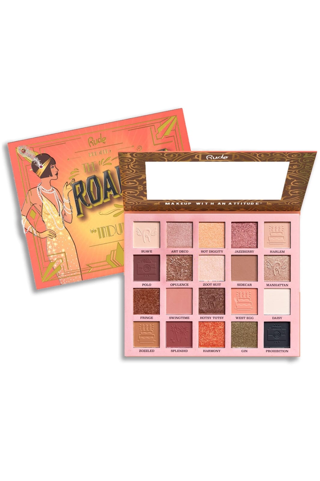 Rude Cosmetics - The Roaring 20's - 20 Eyeshadow Palette - Indulgence - Øjenskygge