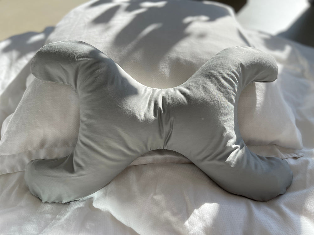 Save My Face - La Petite - lille pude med 100% bomuldsbetræk Grey Puder