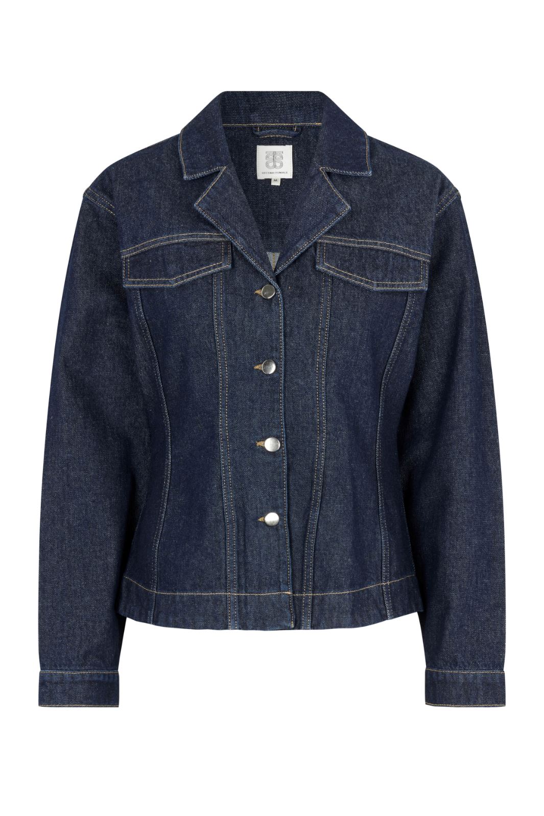 Second Female - Columbus Jacket - 5998 Dark blue denim Jakker
