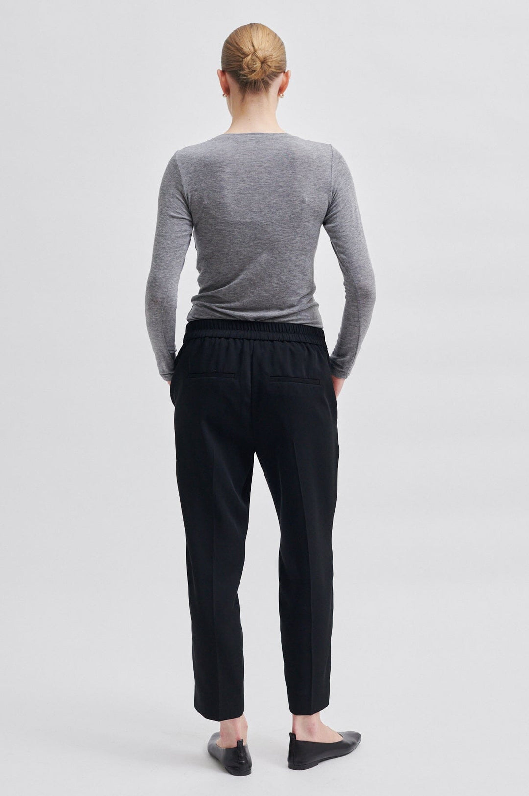 Second Female - Garbo Trousers 53964 - 8001 Black Bukser