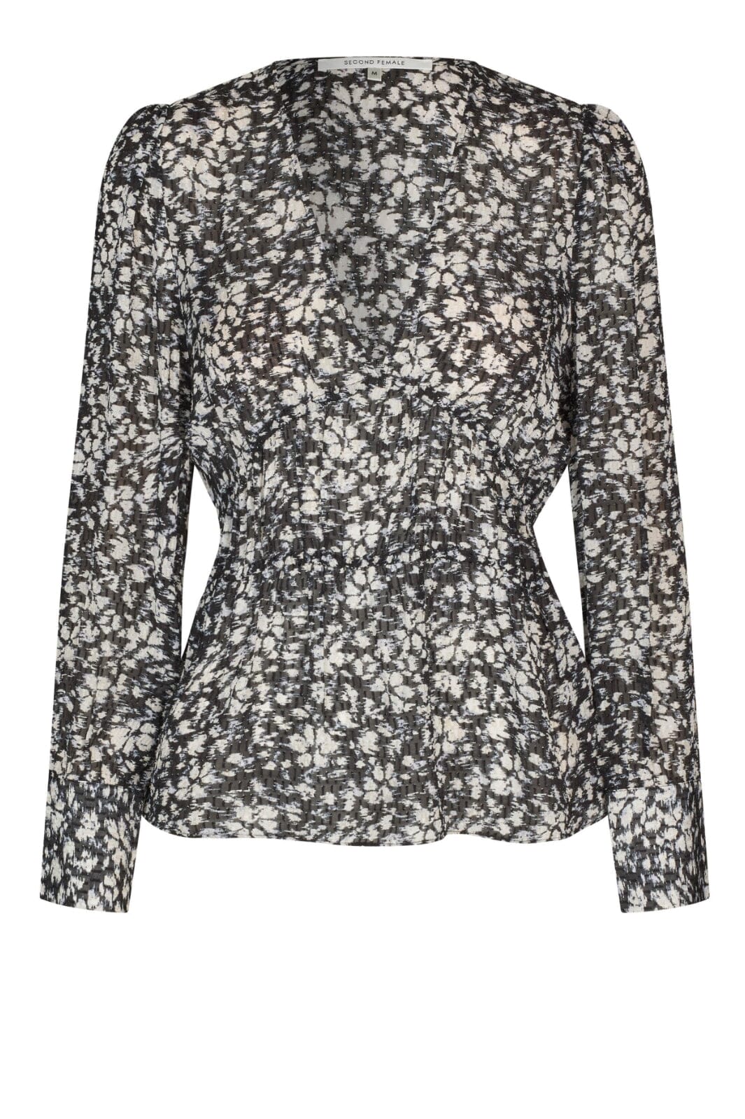 Second Female - Scratch Blouse 59103 - Black Bluser