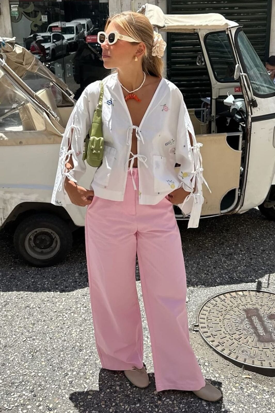 Sissel Edelbo - Coho Top SE 1228 - White Flower