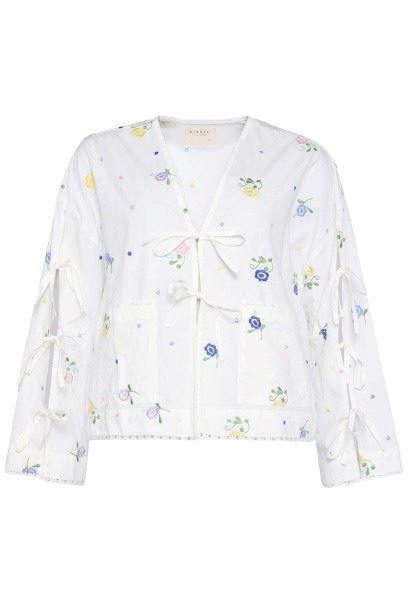 Sissel Edelbo - Coho Top SE 1228 - White Flower Bluser
