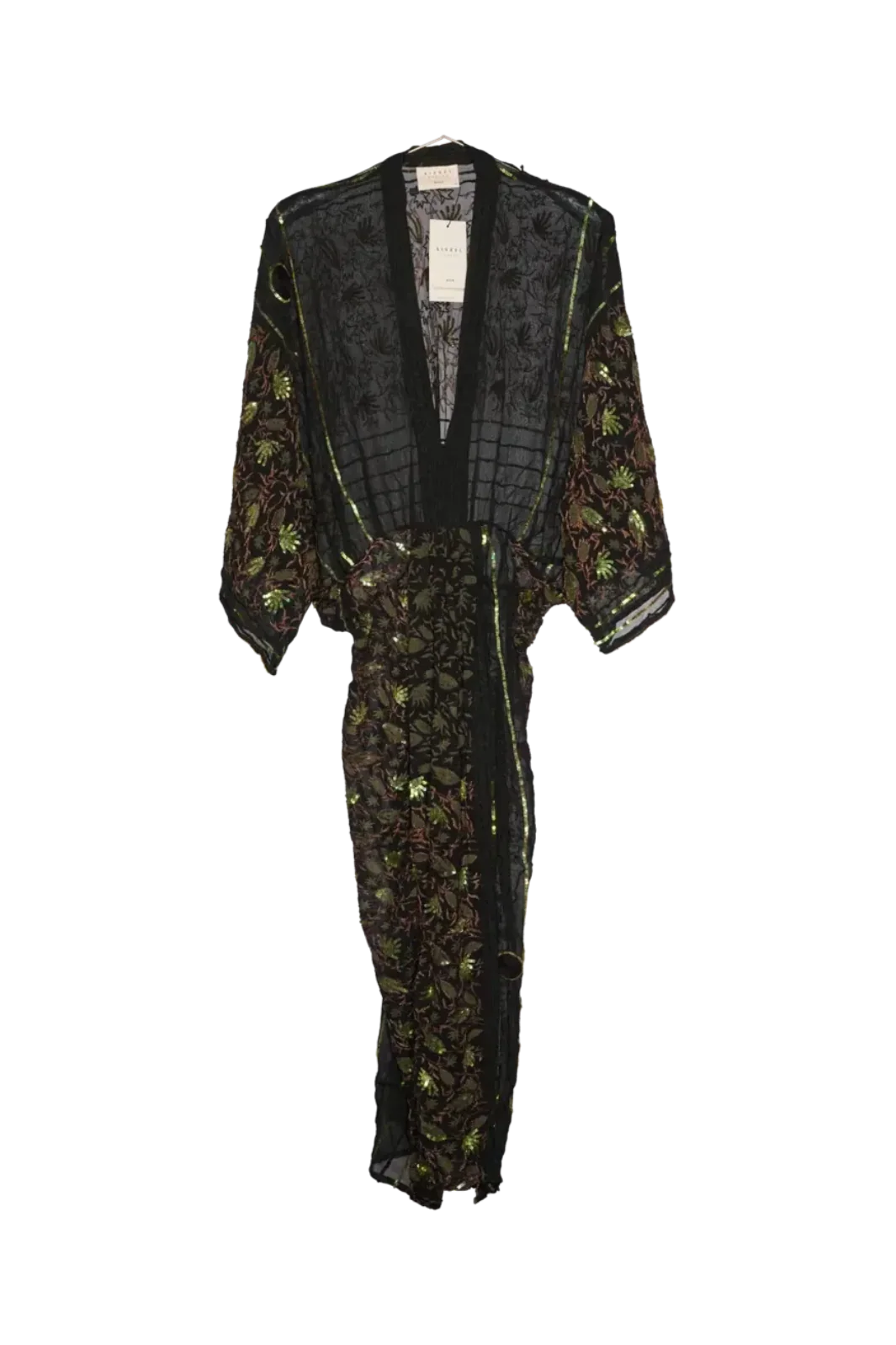 Sissel Edelbo - Juno SILK Dress Sparkling Black SE 1717-1 - Sparkling Black No. 146