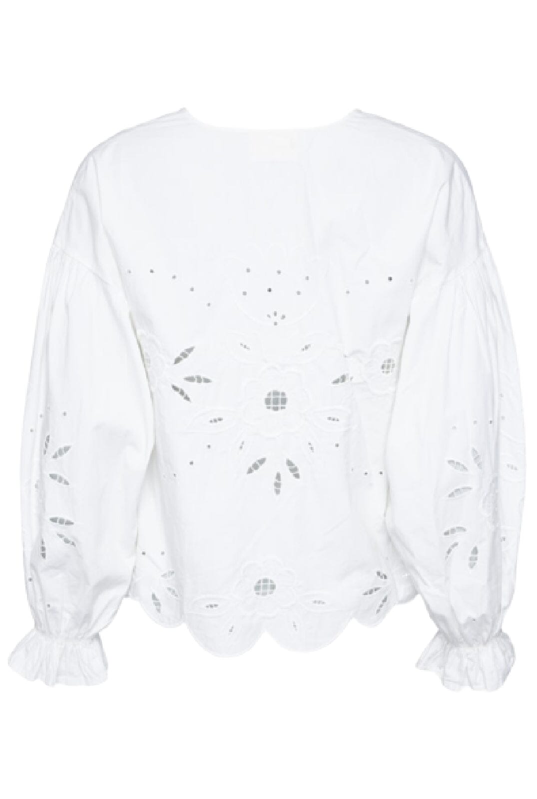 Sissel Edelbo - Maibritt Organic Cotton Top - Ecru. Bluser