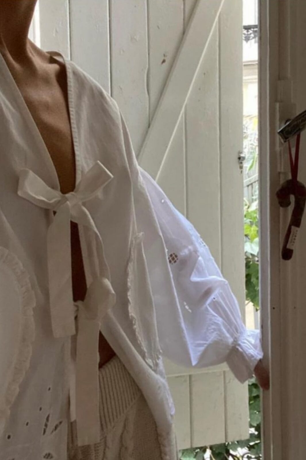 Sissel Edelbo - Maibritt Organic Cotton Top - Ecru. Bluser