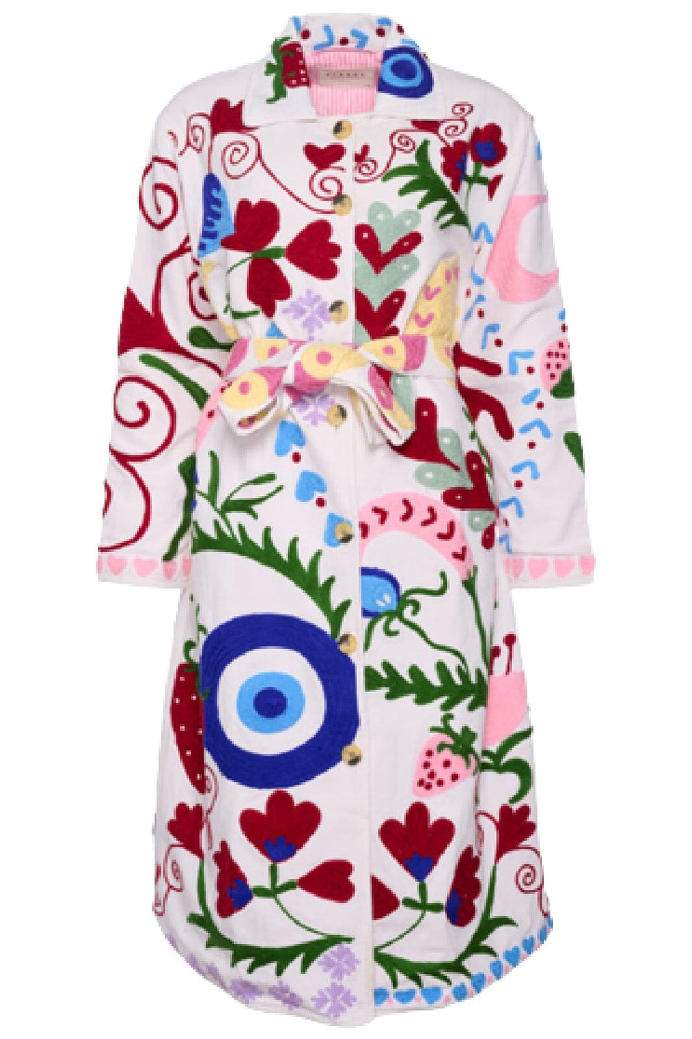 Sissel Edelbo - Rose Suzani Coat - White Swan Jakker