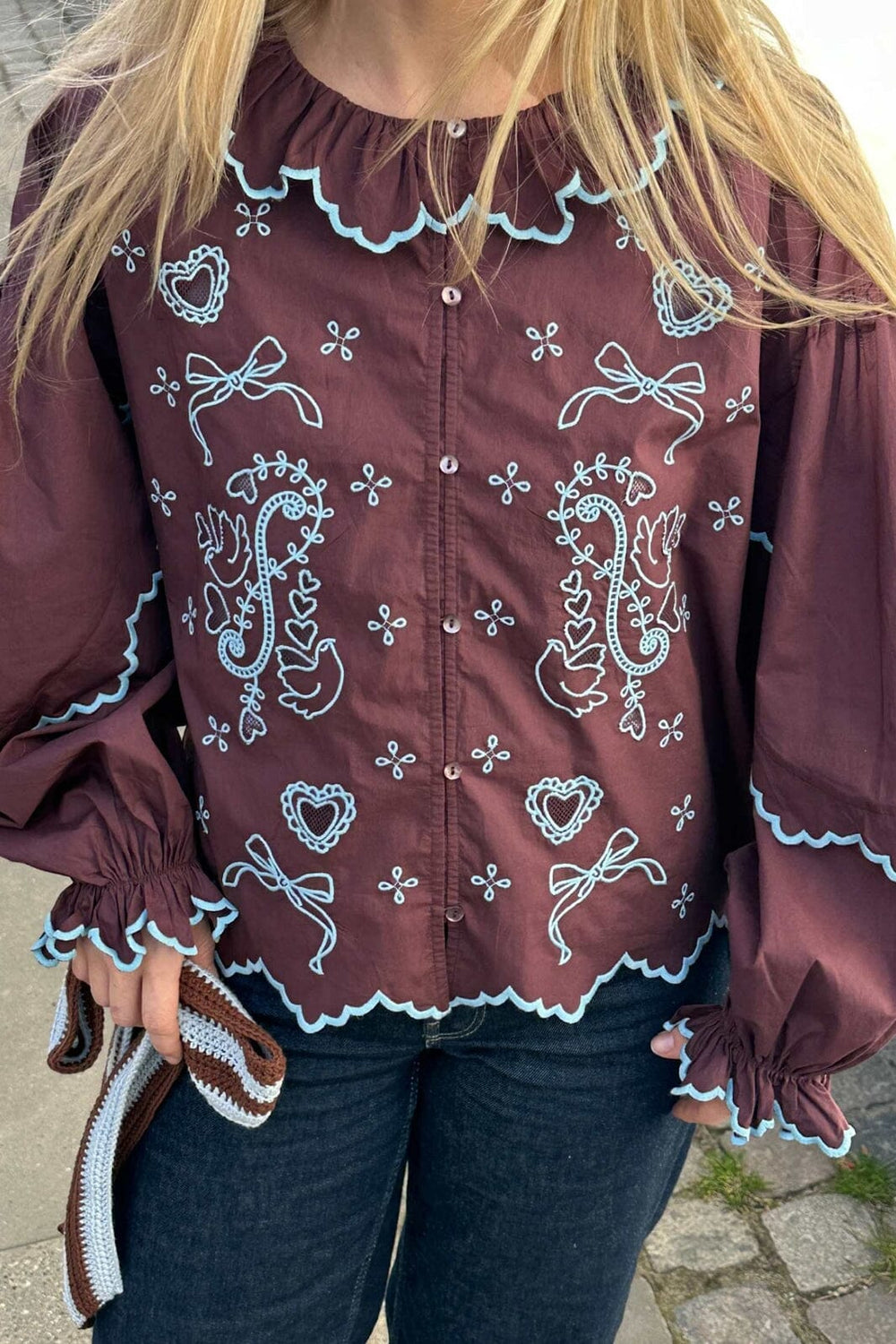 Sissel Edelbo - Tone Shirt SE 1710 - Wine