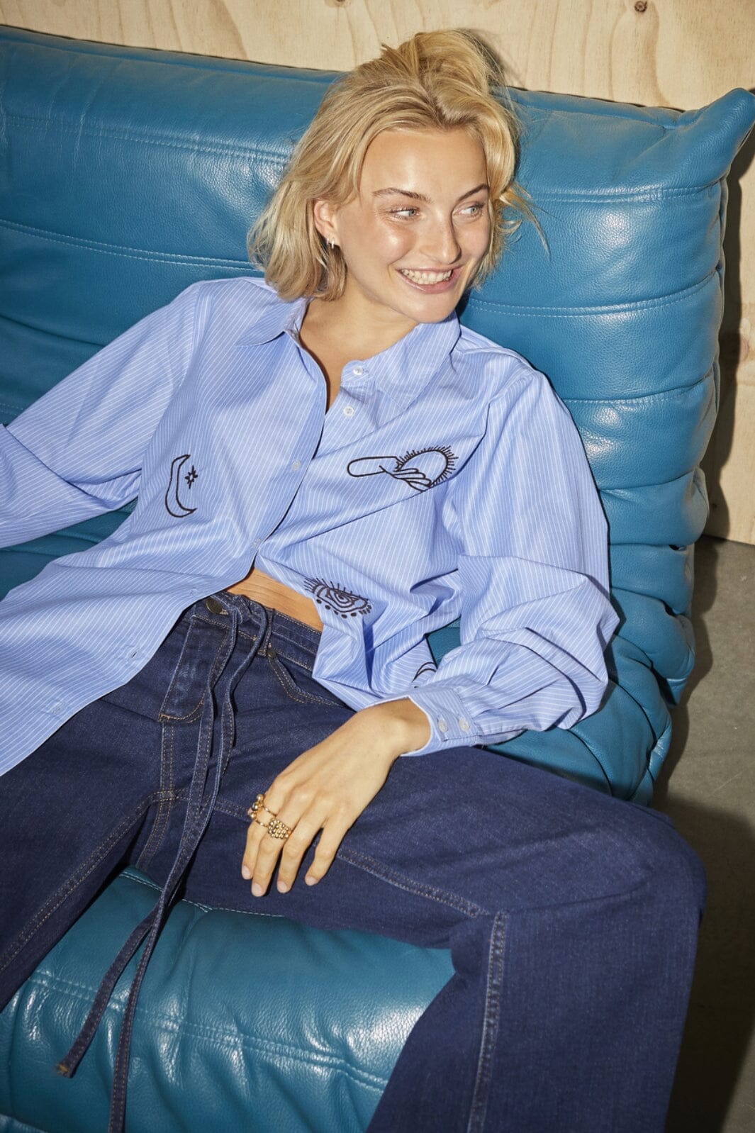 Sisters Point - Ibisa-Sh 18502 - 834 - Stripe/Red Skjorter