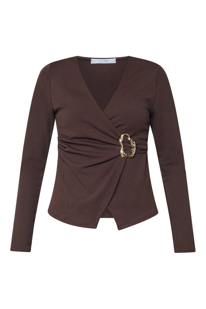 Sisters Point - Kevela-Top 19395 - 222 - D. Chocolate Blazere