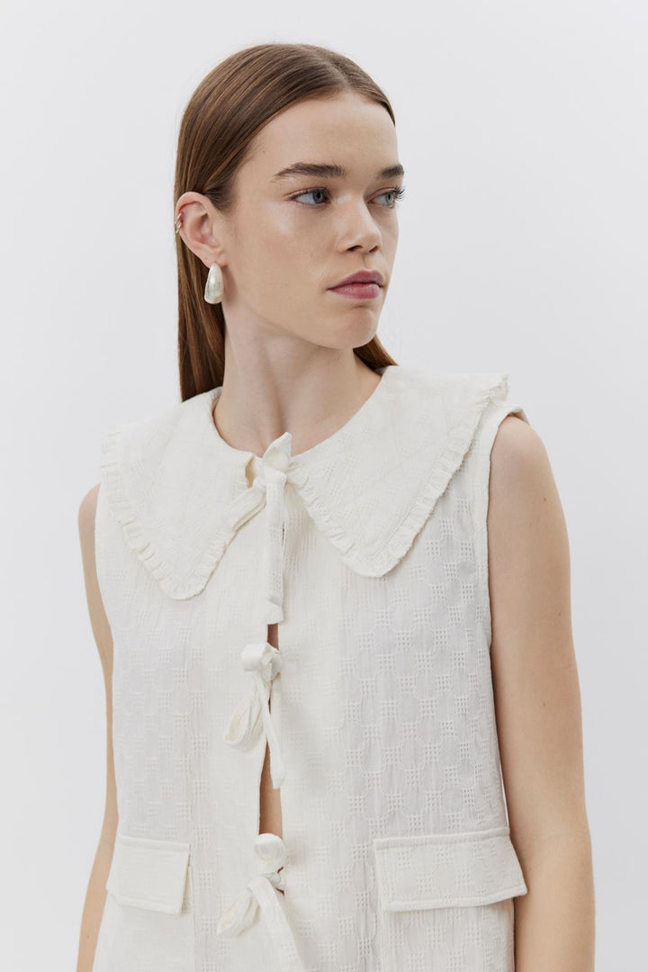 Sofie Schnoor - Annikasw Vest S251296 - 0124 - Snow White Veste