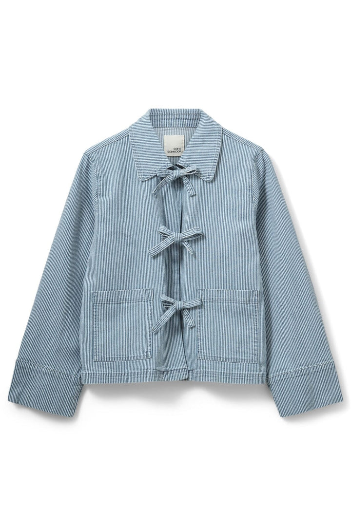Sofie Schnoor - Marlosw Jacket S251105 - 5092 - Blue Striped Jakker