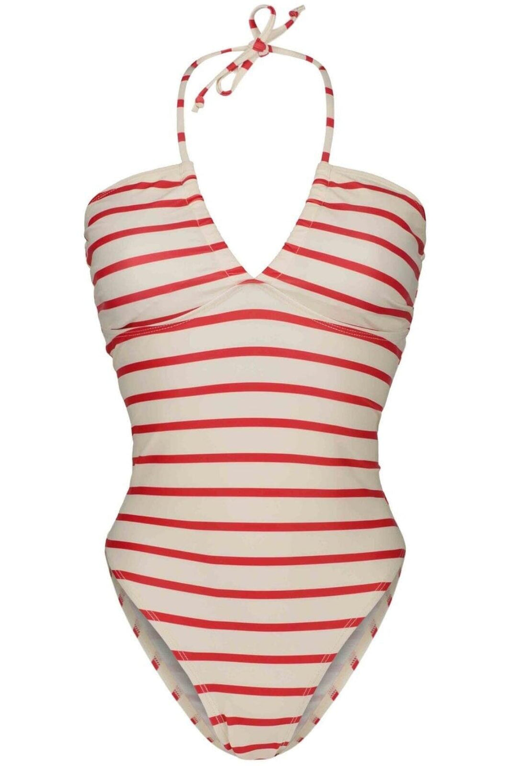 Sofie Schnoor - S241272 Swimsuit - Red Striped Badedragter