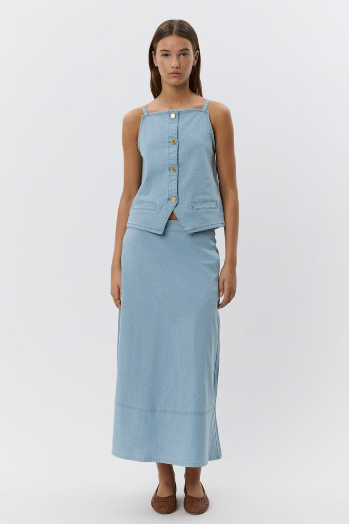 Sofie Schnoor - Seliasw Skirt S252117 - 5094 - Light Blue Striped