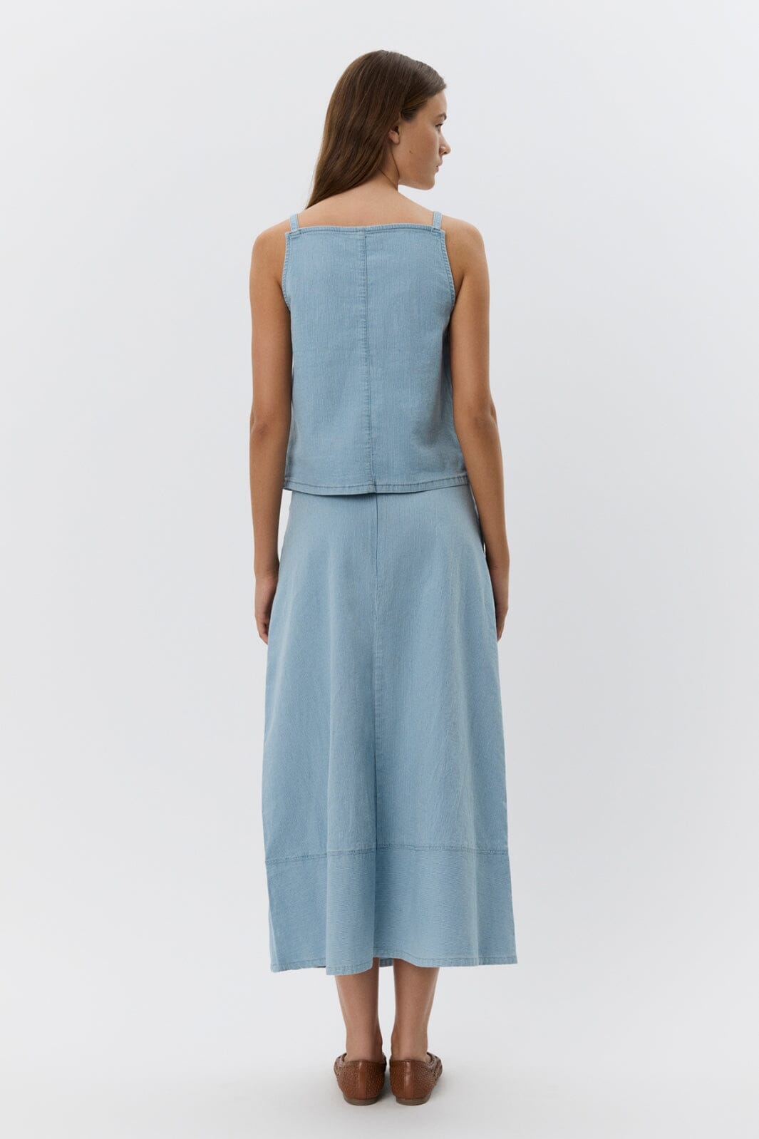 Sofie Schnoor - Seliasw Skirt S252117 - 5094 - Light Blue Striped