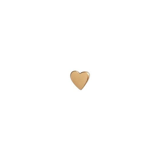 Stine A - Petit Love Heart Earring Gold - 1016-02-S Øreringe