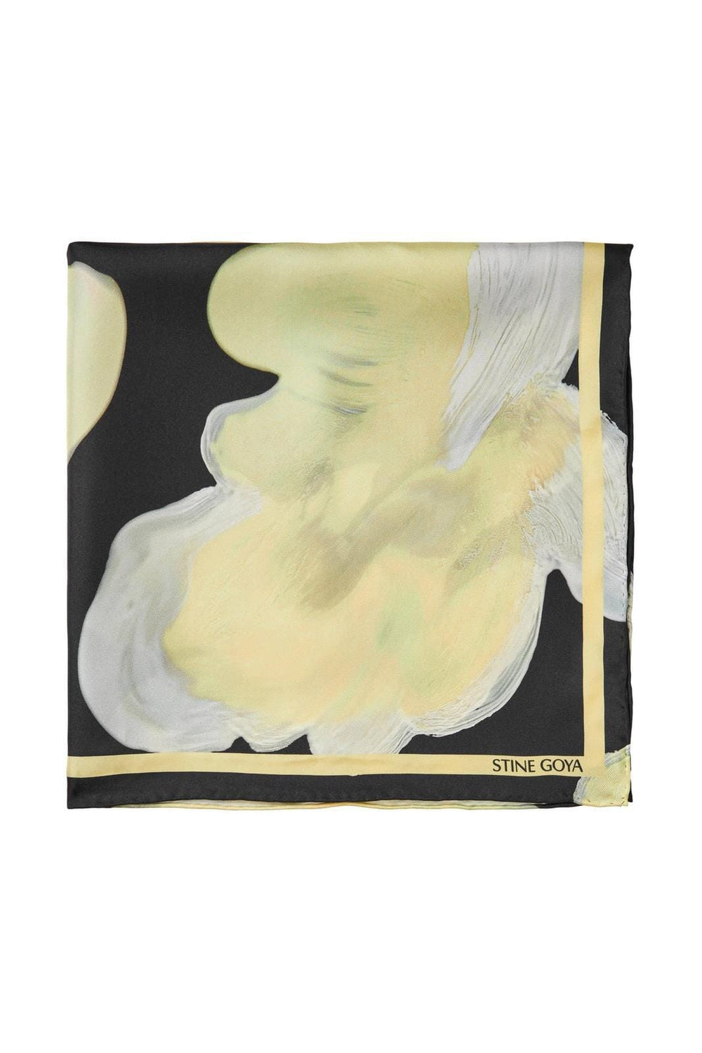 Stine Goya - 2287 Silk Scarves, Small Scarfsg-ps26-a010-2287 - Yellow Petunias Tørklæder