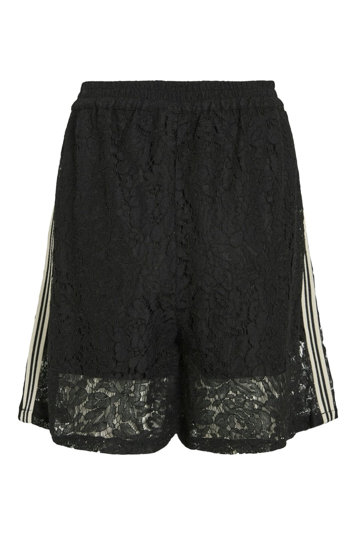 Forudbestilling - Vila - Violine Lace Shorts /Ln - 4981494 Black