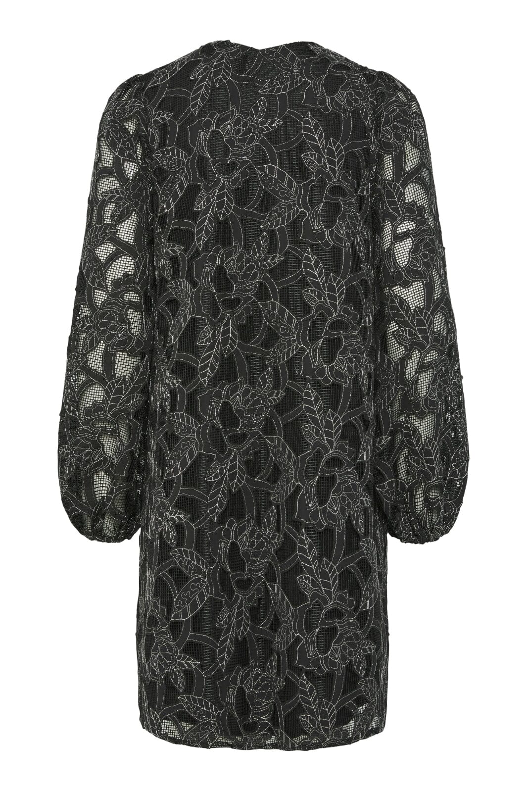 Y.A.S - Yassigga Ls Dress - 4624104 Black Silver Stitch Kjoler