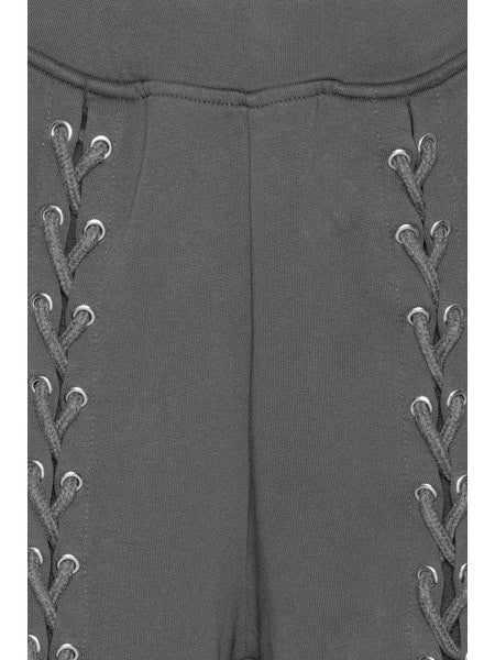 Rotate - Lacing Sweatpants 1143891205 - 1205 Gray Pinstripe