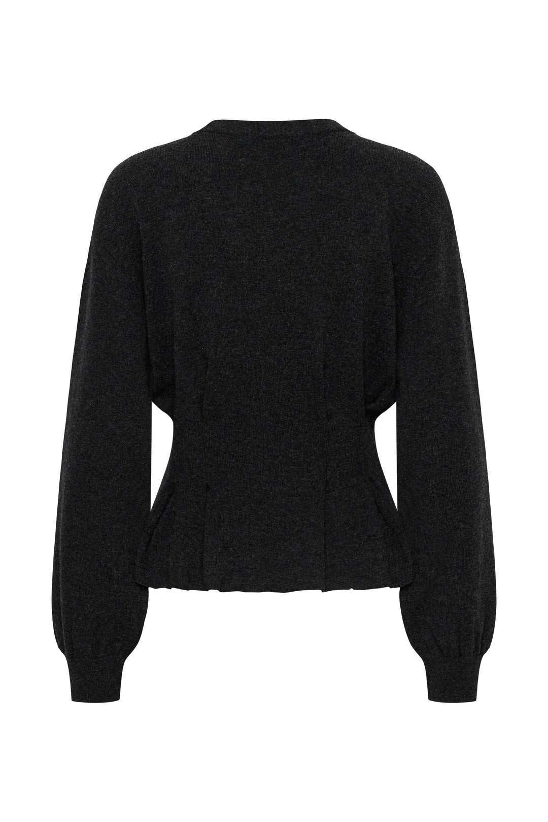 Gestuz - Gzmanzi Waist Pullover 10911492 - 106530 - Deep Graphite Melange