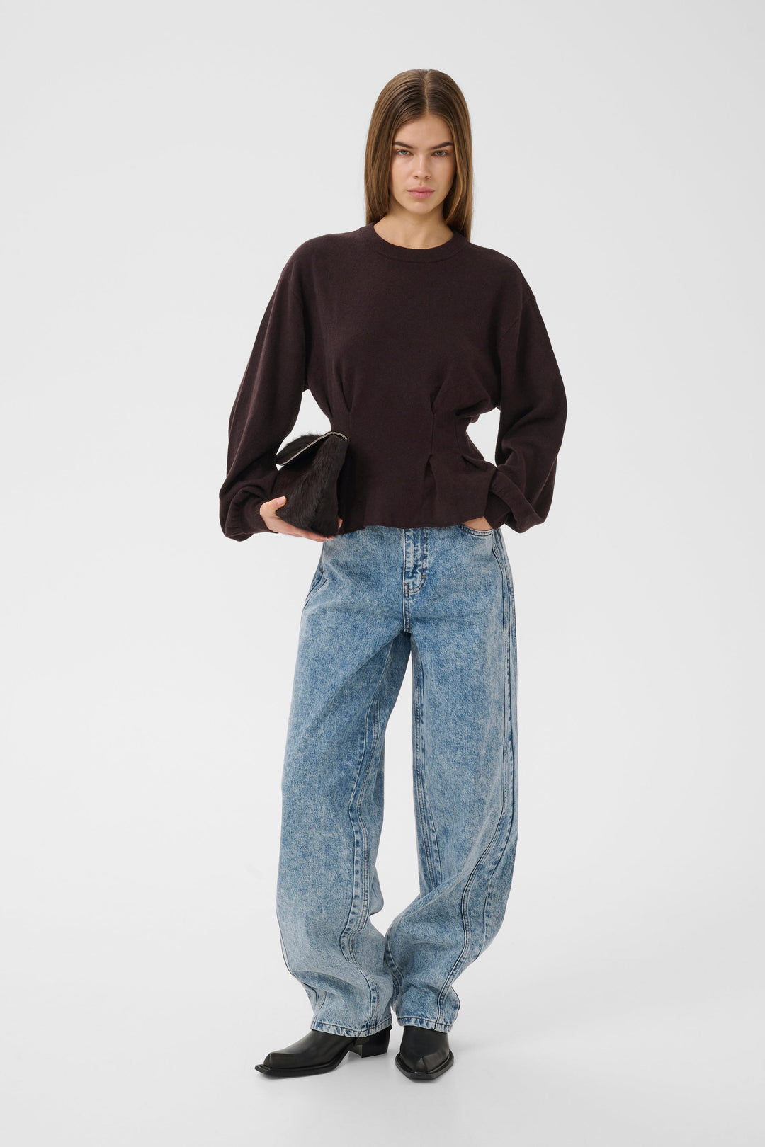Gestuz - Gzmanzi Waist Pullover 10911492 - 191018 - Ganache